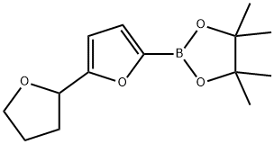 4,4,5,5-tetramethyl-2-(5-(tetrahydrofuran-2-yl)furan-2-yl)-1,3,2-dioxaborolane picture