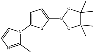 5-(2-Methylimidazol-1-yl)thiophene-2-boronic acid pinacol ester图片