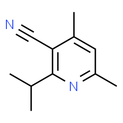 3-Pyridinecarbonitrile,4,6-dimethyl-2-(1-methylethyl)-(9CI) Structure