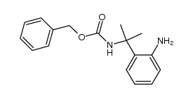 benzyl N-(1-(2-aminophenyl)-1-methylethyl)carbamate Structure