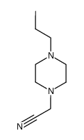 (4-propylpiperazin-1-yl)acetonitrile Structure