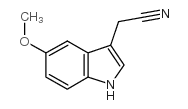 5-Methoxyindole-3-acetonitrile Structure