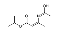 propan-2-yl 3-acetamidobut-2-enoate Structure