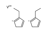 BIS(ETHYLCYCLOPENTADIENYL)VANADIUM Structure