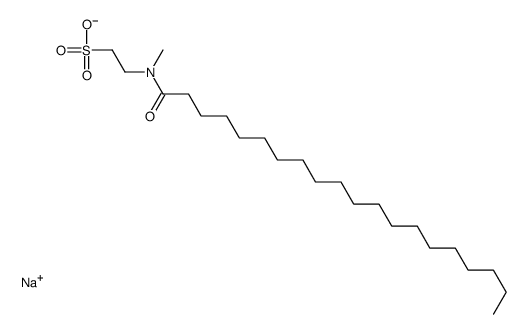 2-[Methyl(1-oxoicosyl)amino]ethanesulfonic acid sodium salt结构式