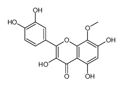 3,3',4',5,7-Pentahydroxy-8-methoxyflavone结构式