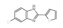 5-Chloro-2-(2-thienyl)benzimidazole Structure