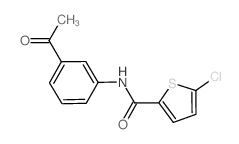 N-(3-Acetylphenyl)-5-chlorothiophene-2-carboxamide structure