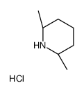 (2R,6S)-2,6-Dimethylpiperidine hydrochloride (1:1) structure