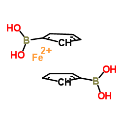 1,1'-二硼酸二茂铁结构式