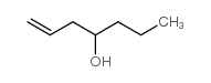 1-Hepten-4-ol structure