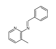 benzylidene-(3-methyl-pyridin-2-yl)-amine结构式