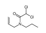 2,2-dichloro-N-prop-2-enyl-N-propylacetamide结构式