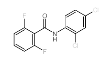 N-(2,4-Dichlorophenyl)-2,6-difluorobenzamide结构式