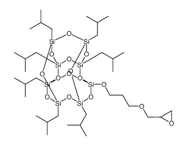 PSS-(3-Glycidyl)propoxy-Heptaisobutyl substituted structure