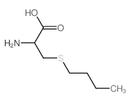 2-amino-3-butylsulfanyl-propanoic acid structure