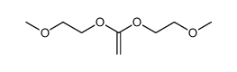 1,1-bis(2-methoxyethoxy)ethene Structure