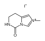 2-methyl-5-oxo-5,6,7,8-tetrahydroimidazo(1,5-c)pyrimidinium iodide结构式