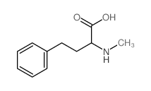 2-methylamino-4-phenyl-butanoic acid结构式