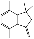 2,3-Dihydro-3,3,4,7-tetramethyl-1H-inden-1-one structure