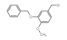 2-(BENZYLOXY)-4-(BROMOMETHYL)-1-METHOXYBENZENE structure