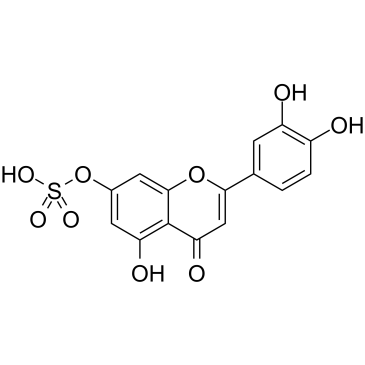 Luteolin 7-sulfate结构式