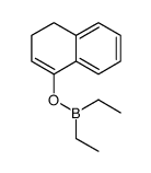 Diethyl(3,4-dihydronaphthalen-1-yloxy)borane结构式