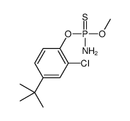 1-[amino(methoxy)phosphinothioyl]oxy-4-tert-butyl-2-chlorobenzene Structure