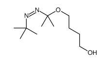 4-[2-(tert-butyldiazenyl)propan-2-yloxy]butan-1-ol Structure