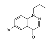 6-bromo-1-propylcinnolin-4-one Structure