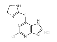 2-chloro-6-(4,5-dihydro-1H-imidazol-2-ylsulfanyl)-5H-purine picture