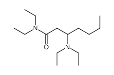 3-(diethylamino)-N,N-diethylheptanamide结构式