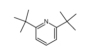 2,6-di-tert-butylpyridinium ion Structure