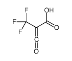 3-oxo-2-(trifluoromethyl)prop-2-enoic acid结构式