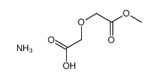 [(Methoxycarbonyl)methoxy]acetic acid ammonium salt Structure