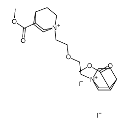 methyl 1-[2-[2-(3-methoxycarbonyl-1-azoniabicyclo[2.2.2]octan-1-yl)ethoxy]ethyl]-1-azoniabicyclo[2.2.2]octane-3-carboxylate,diiodide结构式