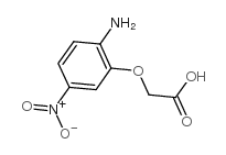 2-(2-amino-5-nitrophenoxy)acetic acid Structure