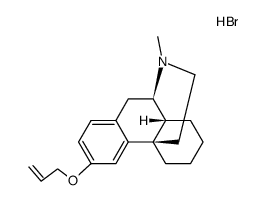 3-allyloxy-17-methyl-morphinane, hydrobromide Structure