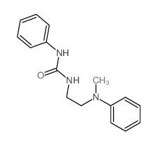 1-[2-(methyl-phenyl-amino)ethyl]-3-phenyl-urea结构式