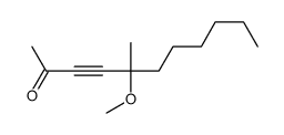 5-methoxy-5-methylundec-3-yn-2-one Structure