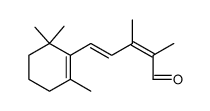 2,3-dimethyl-5-(2',6',6'-trimethyl-1'-cyclohexen-1'-yl)-2,4-pentadienal结构式