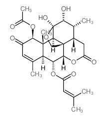 SENECIOYLOXYCHAPARRINONE, 6A,1-ACETOXY Structure