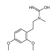 N-(2,4-Dimethoxyphenethyl)-N-methylurea结构式