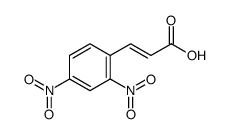 3-(2,4-dinitrophenyl)prop-2-enoic acid结构式