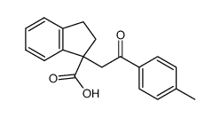 α,α-(1'-Indan)-β-(p-toluyl)propionsaeure结构式