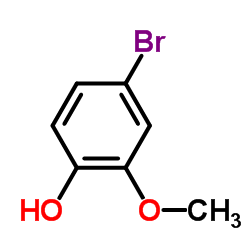 4-溴-2-甲氧基苯酚结构式