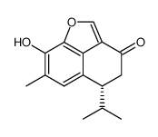 (5R)-4,5-Dihydro-8-hydroxy-7-methyl-5-isopropyl-3H-naphtho[1,8-bc]furan-3-one结构式