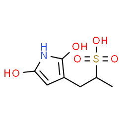 1H-Pyrrole-3-ethanesulfonic acid, 2,5-dihydroxy-alpha-methyl- (9CI) Structure