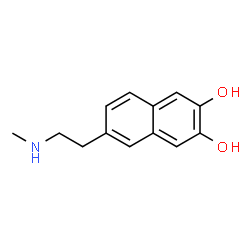 2,3-Naphthalenediol, 6-[2-(methylamino)ethyl]- (9CI) Structure