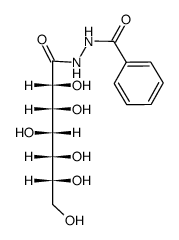 D-glycero-D-gulo-heptonic benzoylhydrazide结构式